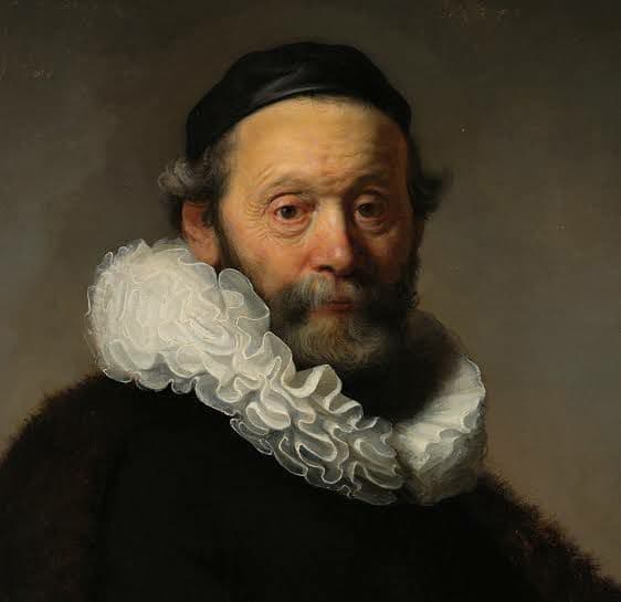 Curso de copia de obra maestra (retrato de Rembrandt) según las técnicas de maestros antiguos
