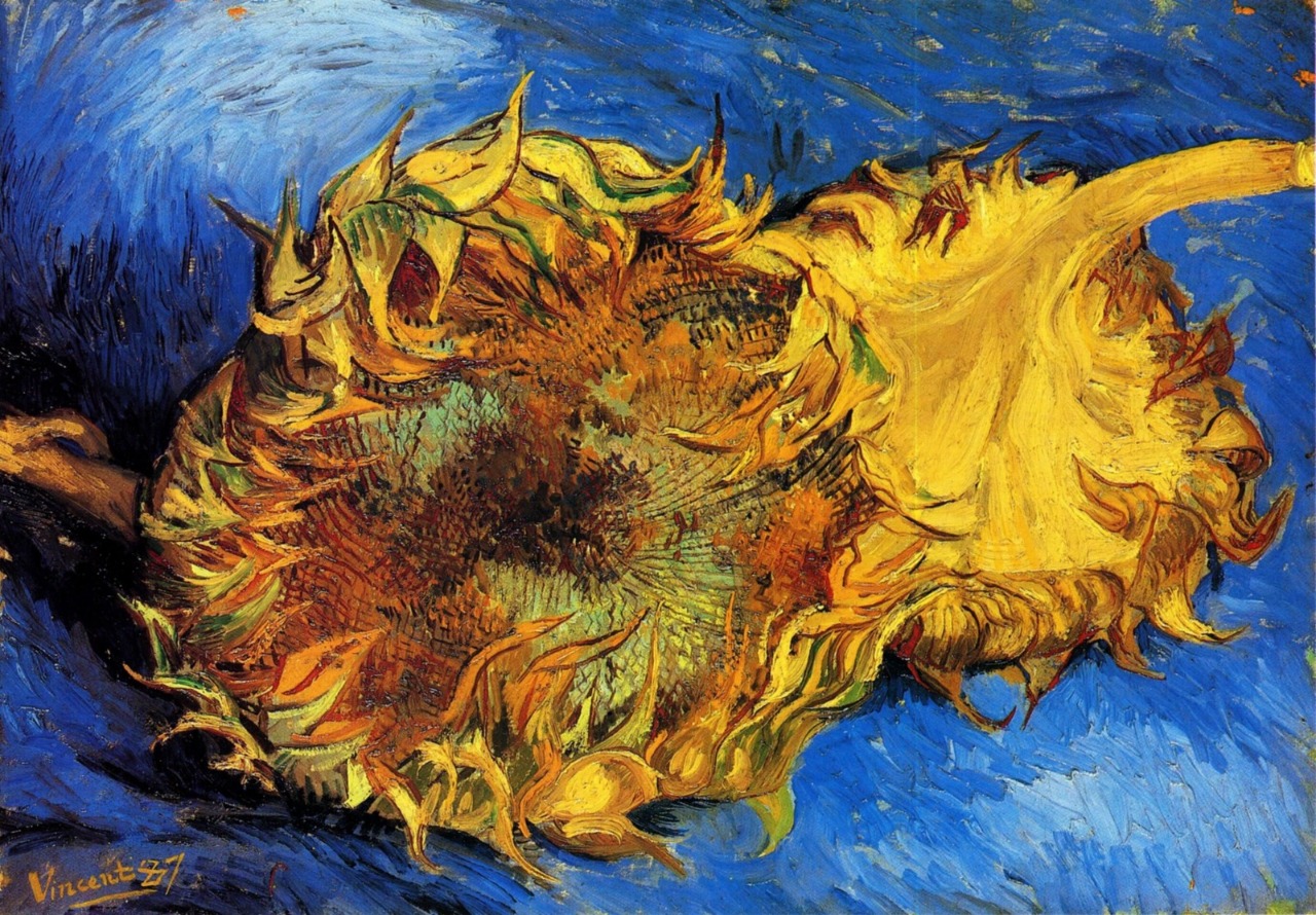 Copia de Los Girasoles de Van Gogh al óleo