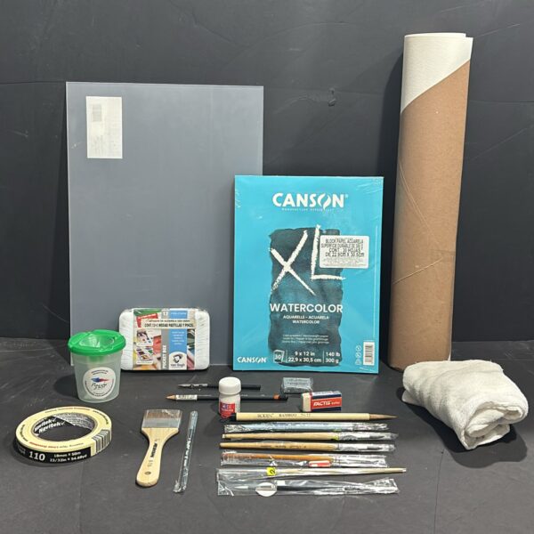 Acuarela kit de material completo variante más cara