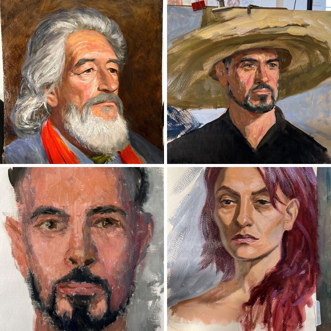 CURSO de Retrato a la acuarela (20 horas)