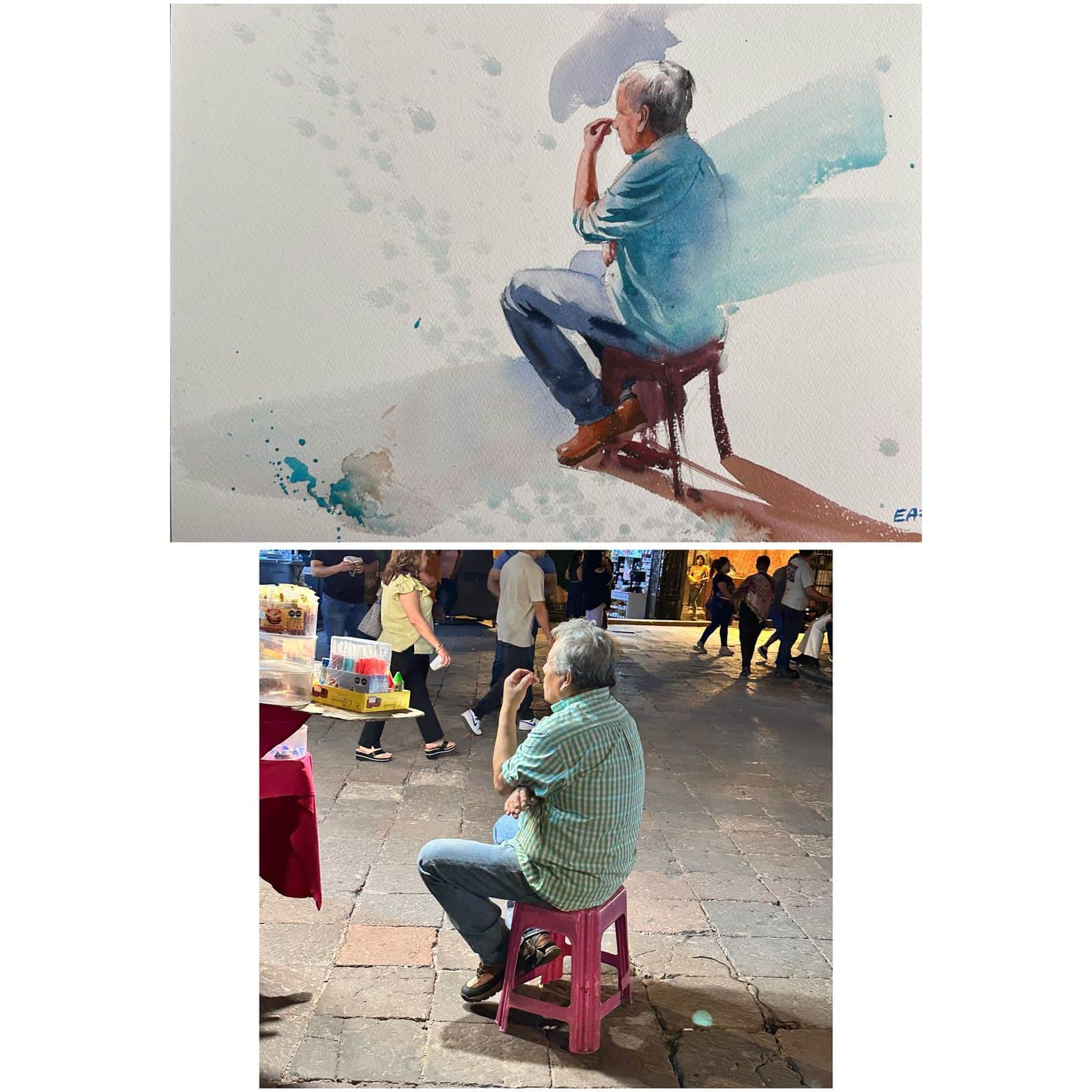 El material recomendable para pleinair y paisaje urbano en acuarela (2 horas)