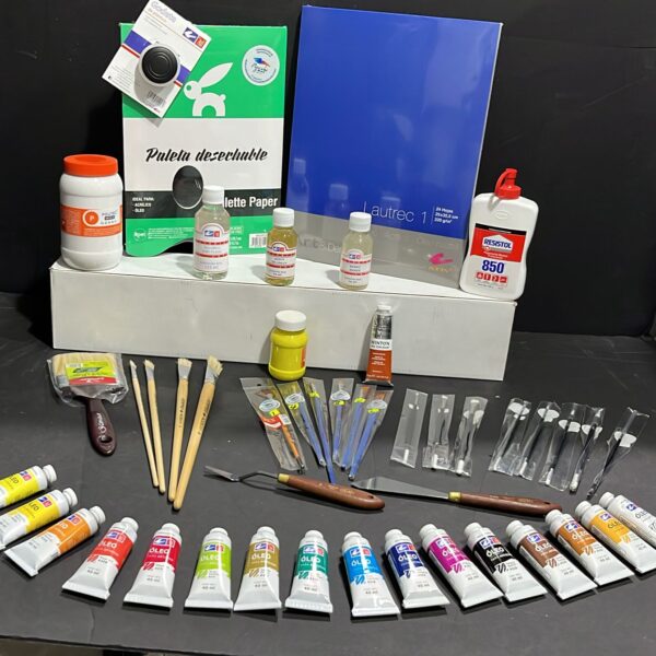 Óleo kit de material completo