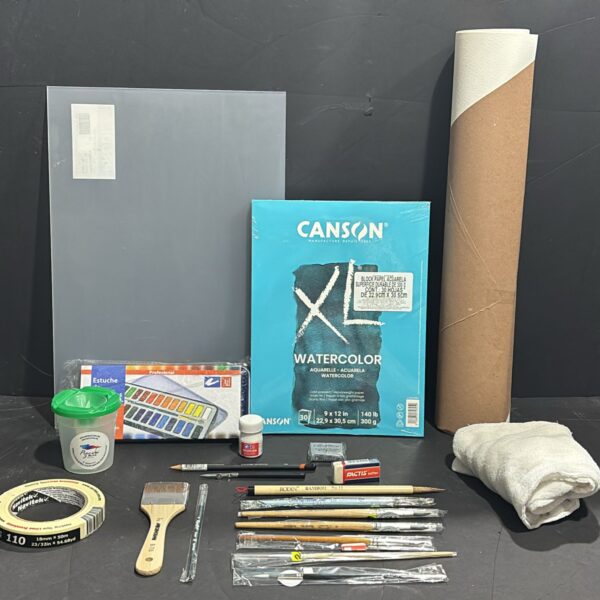 Acuarela kit de material completo económico