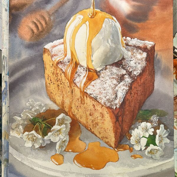 Pastel de miel (4 horas)